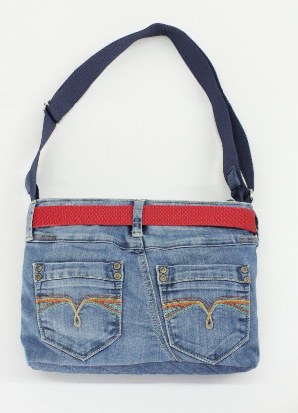 Jeans Tasche Blau – Bild 2