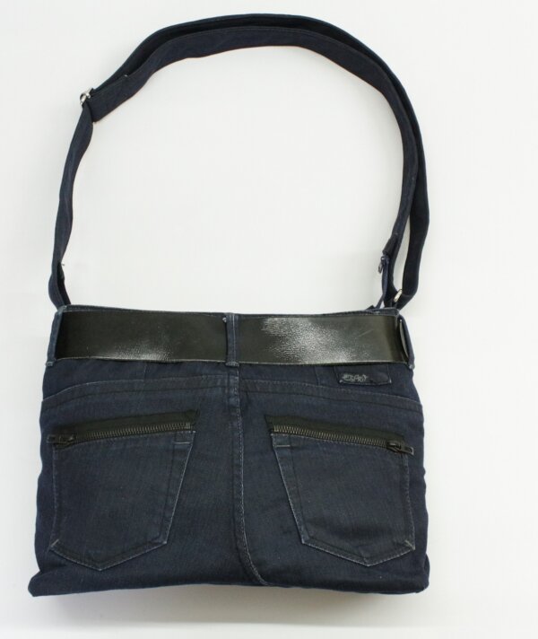 Jeans Tasche Dunkelblau – Bild 3
