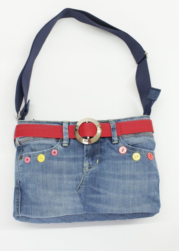 Jeans Tasche Blau