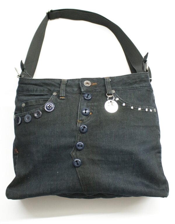 Jeans Tasche Schwarz